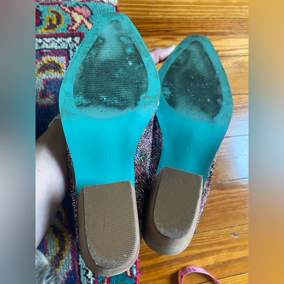 Betsey Johnson Diva Floral Rhinestone Embellished Cowgirl Ankle Boots Size 7 - Picture 11 of 11